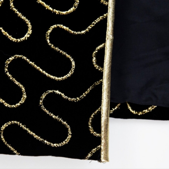 Vintage Black Abstract Blazer/Jacket - Picture 4 of 7